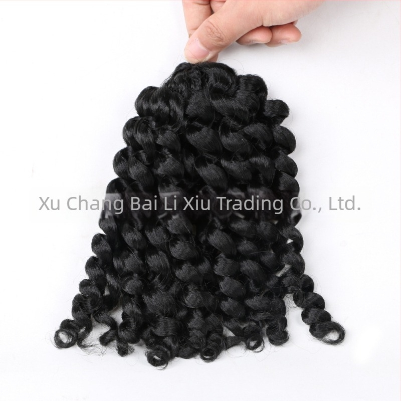 Peruca cu gradient de culoare și dreadlocks, țesută manual complet, stil coreean, mătase de casă