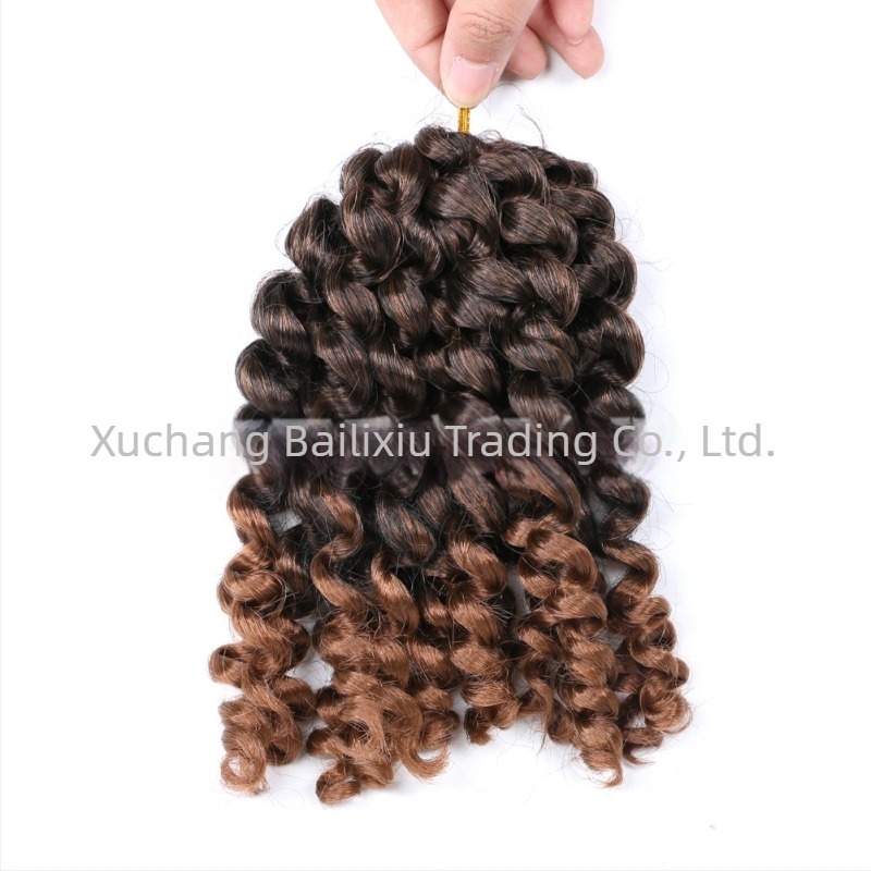 Peruca cu gradient de culoare și dreadlocks, țesută manual complet, stil coreean, mătase de casă