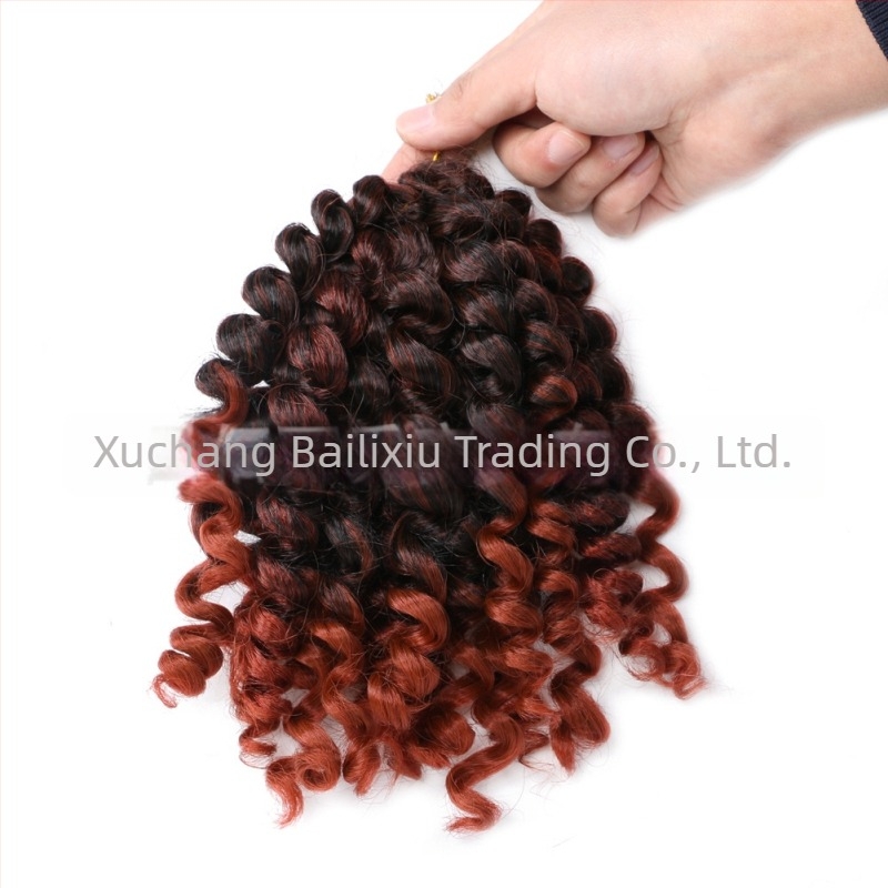 Peruca cu gradient de culoare și dreadlocks, țesută manual complet, stil coreean, mătase de casă