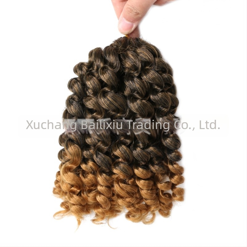 Peruca cu gradient de culoare și dreadlocks, țesută manual complet, stil coreean, mătase de casă