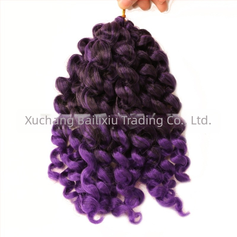 Peruca cu gradient de culoare și dreadlocks, țesută manual complet, stil coreean, mătase de casă