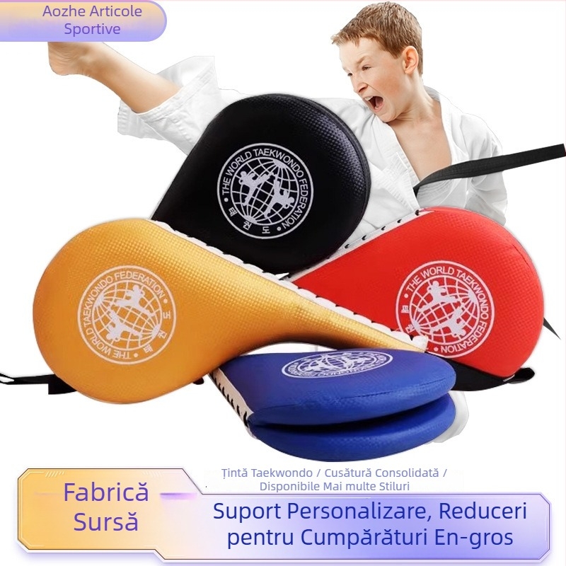 Țintă Taekwondo — PU, formă de picior de pui, greutate 0,3–0,35 kg, antrenament cu mai multe ținte (picior, mână, trup)