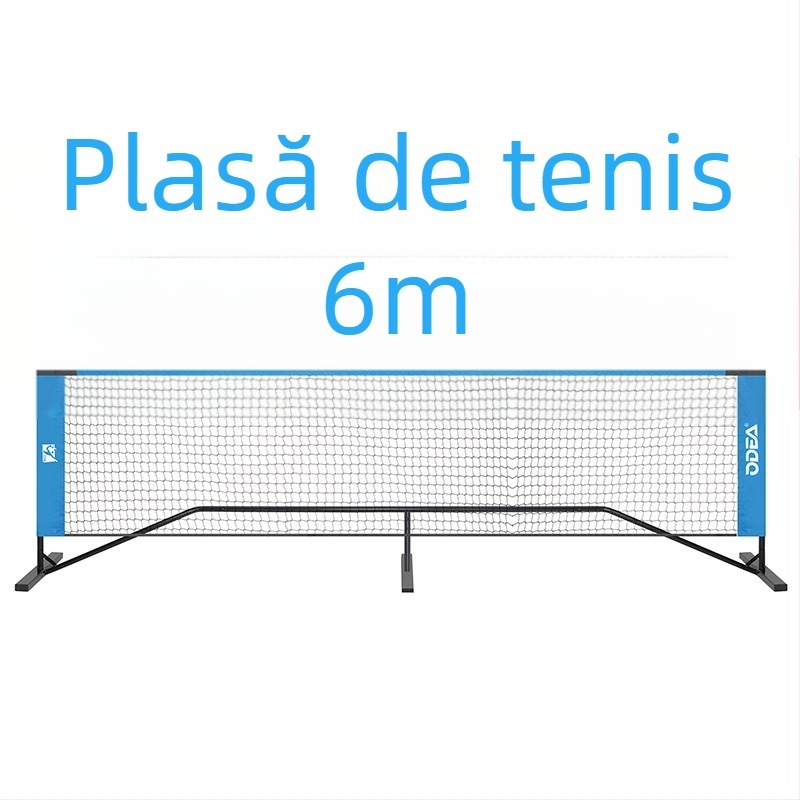 Rețea de tenis pentru copii, cadru portabil standard, pliere pentru antrenament în aer liber — Odea/Oudier, polipropilen, cod produs 008, tenis