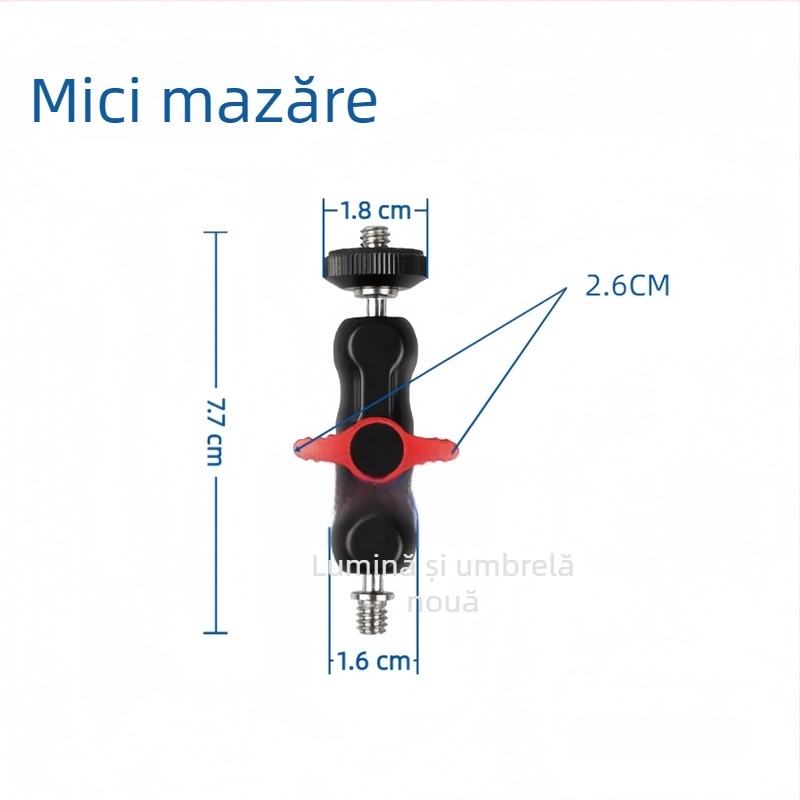 Suport de montaj pentru birou – model Pea pods + crab claws, aliaj de aluminiu, încărcare maximă 2 kg, greutate 128 g