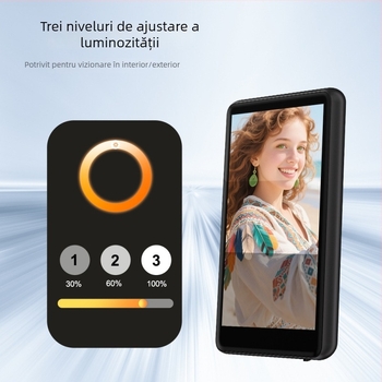 Ecran pentru selfie — ABS+Siliconă+Aderență magnetică; Bluetooth; Compatibil cu iOS 9.0+ / Android 2.0+ / HarmonyOS 3.0+ / MagicOS; Imprimare logo personalizat