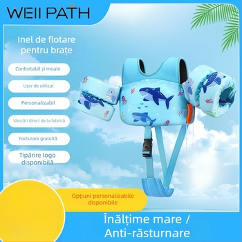 Veste de salvare pentru copii, cu plutivitate din spumă și mansete pentru brațe – material poliester