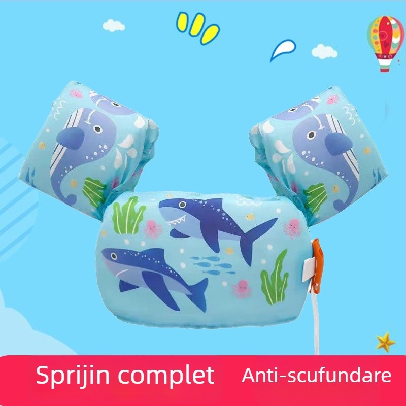 Veste de salvare pentru copii, cu plutivitate din spumă și mansete pentru brațe – material poliester