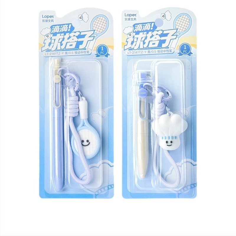 Stilou gel Lepai Didi Ball Match cu vârf ST, corp din plastic, mecanism de apăsare