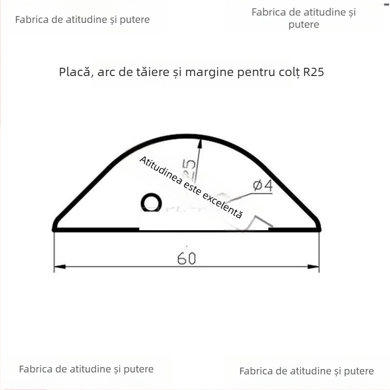 Protector de colț pentru pat din oțel inoxidabil cromat lucios, finisaj lucios, brand Caisi, personalizabil