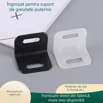Protector de colț din polipropilenă tip L pentru carton (versiune perforată / model neporos)
