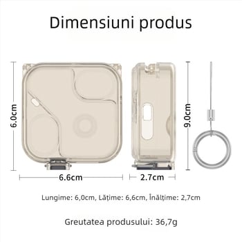 Carcasă TPU de protecție pentru Nothing Ear(3), carcasă rigidă turnată prin injecție, acoperire totală, stil personalizabil