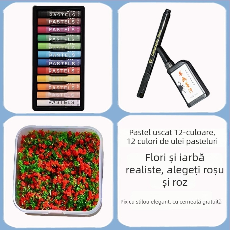 Jurnal cu pagini din hârtie din paie – copertă PP, kit DIY, fără marcă, stil 11408890