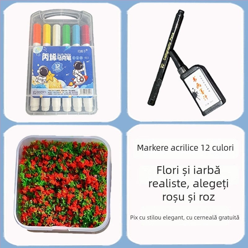 Jurnal cu pagini din hârtie din paie – copertă PP, kit DIY, fără marcă, stil 11408890