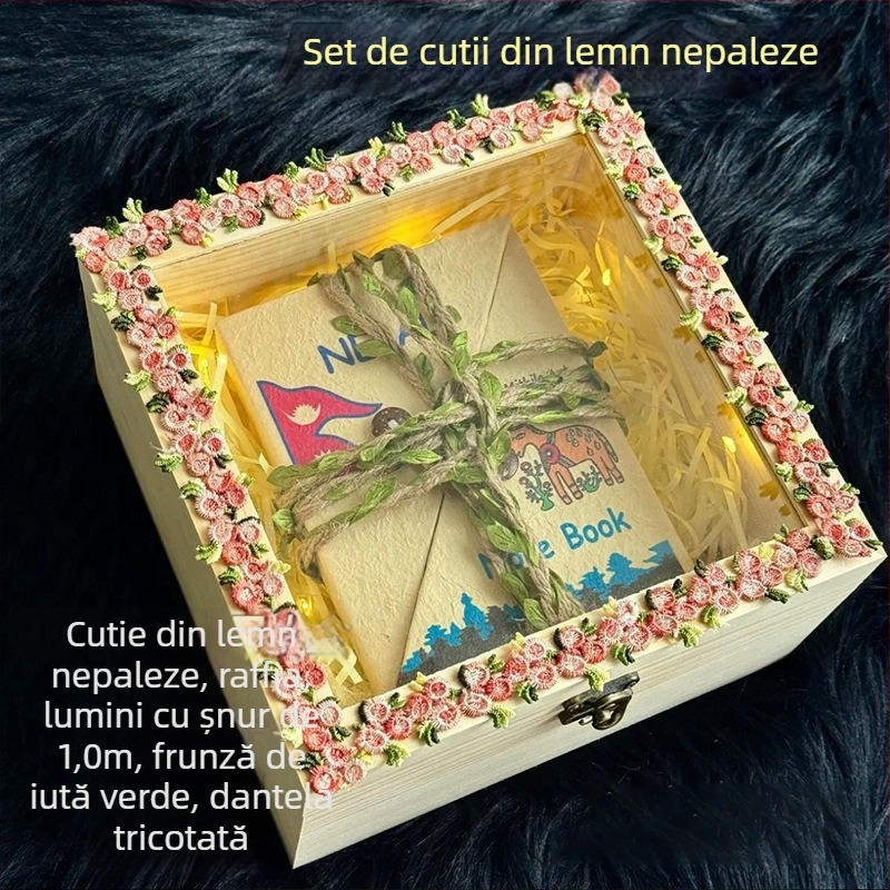 Jurnal cu pagini din hârtie din paie – copertă PP, kit DIY, fără marcă, stil 11408890