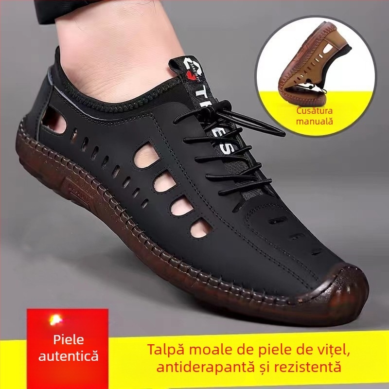 Pantofi de camping pentru bărbați, stil de relaxare, respirabili, pentru adulți
