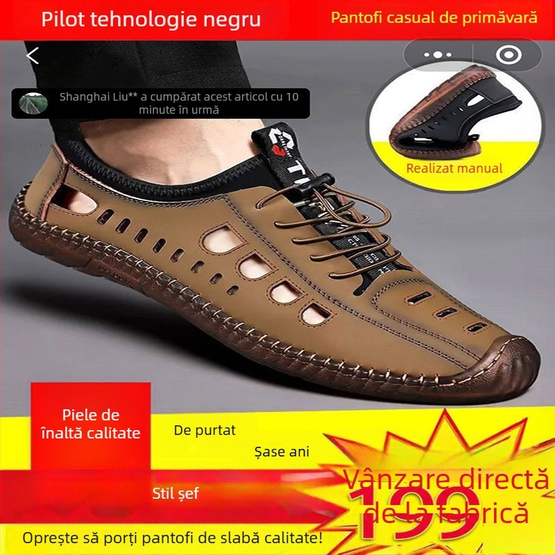 Pantofi de camping pentru bărbați, stil de relaxare, respirabili, pentru adulți