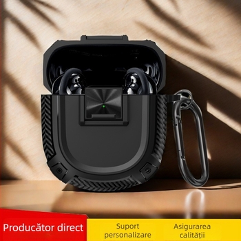 Husă de protecție pentru QuietComfort Earbuds II — carcasă moale, turnare prin injecție, metal/fibră de carbon/TPU