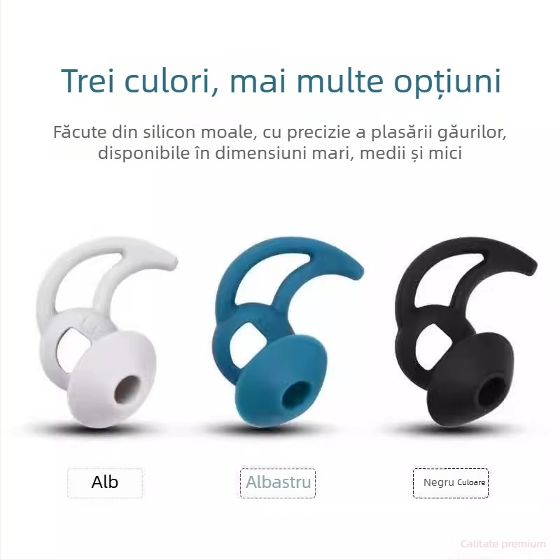 Steney husă din silicon pentru Bose QC/Sport căști wireless, turnare prin injecție, stil monocrom