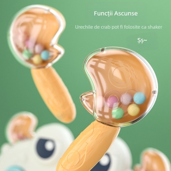 Baby Gym cu pian muzical pedalat și covoraș de cățărare — din plastic, pentru copii 0-3 ani, dezvoltă coordonarea mână-ochi, simțurile și auzul