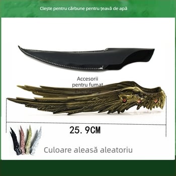 Pensete pentru narghilea și clips pentru limbă – construcție metalică, clips din carbon, design din oțel inoxidabil