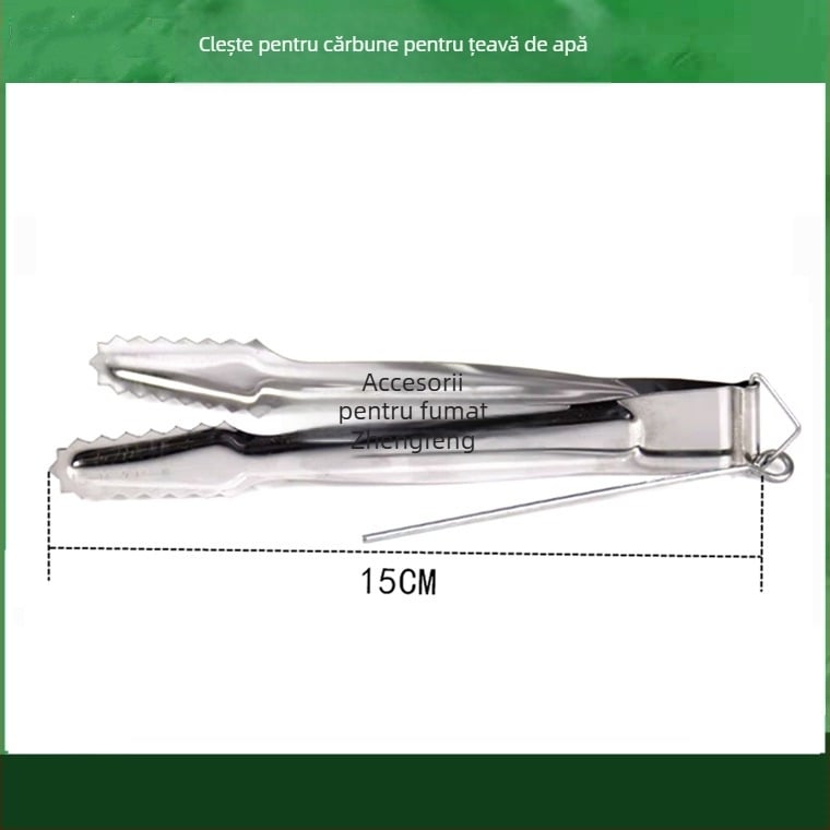 Pensete pentru narghilea și clips pentru limbă – construcție metalică, clips din carbon, design din oțel inoxidabil