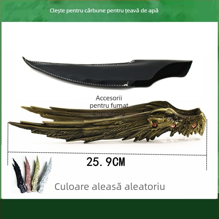 Pensete pentru narghilea și clips pentru limbă – construcție metalică, clips din carbon, design din oțel inoxidabil