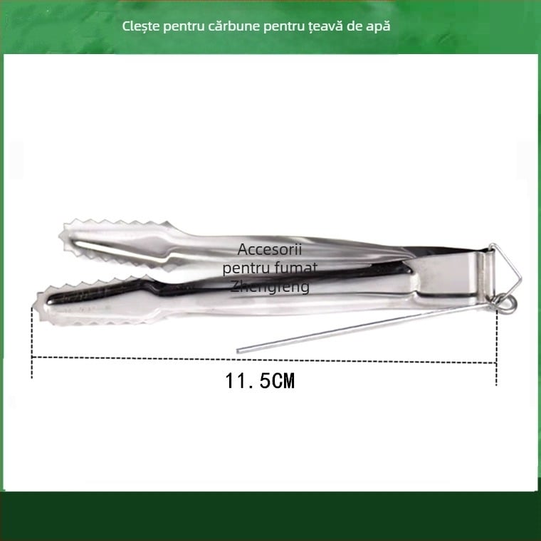 Pensete pentru narghilea și clips pentru limbă – construcție metalică, clips din carbon, design din oțel inoxidabil
