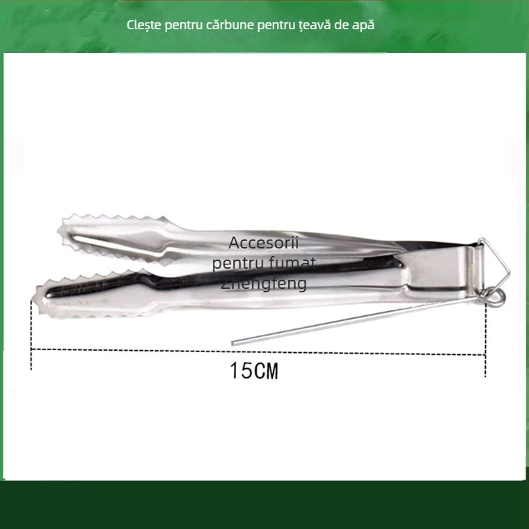 Pensete pentru narghilea și clips pentru limbă – construcție metalică, clips din carbon, design din oțel inoxidabil