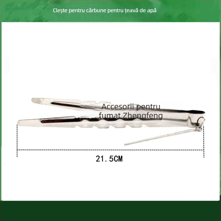 Pensete pentru narghilea și clips pentru limbă – construcție metalică, clips din carbon, design din oțel inoxidabil
