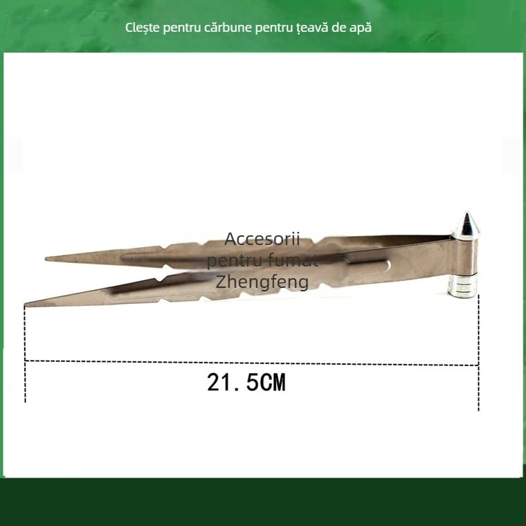 Pensete pentru narghilea și clips pentru limbă – construcție metalică, clips din carbon, design din oțel inoxidabil