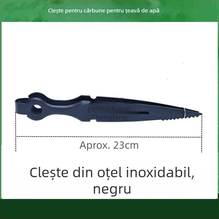 Pensete pentru narghilea și clips pentru limbă – construcție metalică, clips din carbon, design din oțel inoxidabil