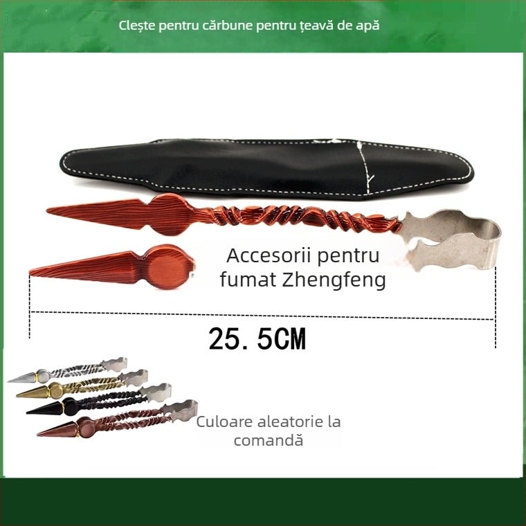 Pensete pentru narghilea și clips pentru limbă – construcție metalică, clips din carbon, design din oțel inoxidabil