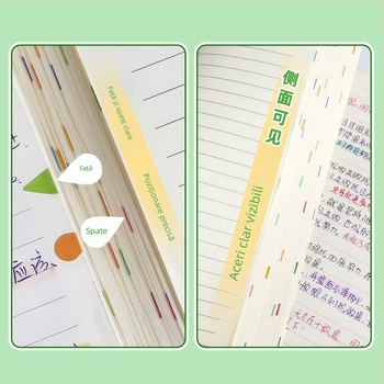 Etichete multifuncționale de adnotare cu picături de apă și indicatoare de ploaie – gata de lipire, pagini interioare ale broșurii, ambalaj de bază, Brand Huge