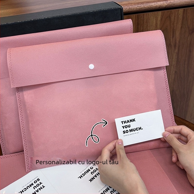 Geantă de ambalare din material nețesut pentru haine – ambalaj intern pentru magazin de îmbrăcăminte cu siglă și protecție la praf (Cod produs: F99HMJ5595H8T5; Origine: China; Export cross-border: Nu)