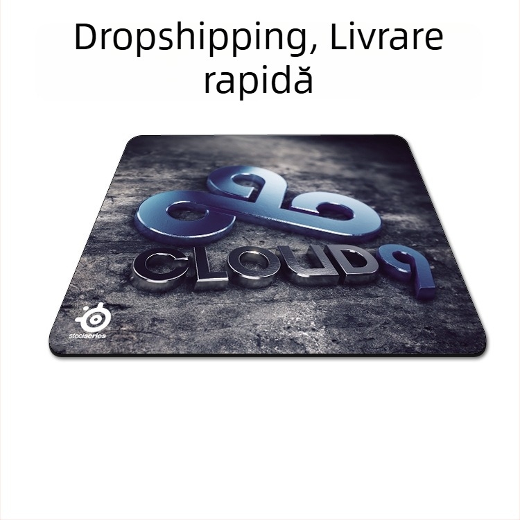 Pad de mouse pentru gaming, margine îngroșată, o singură față, material textil, suport pentru încheietura, potrivit pentru CS:GO, LOL și FPS