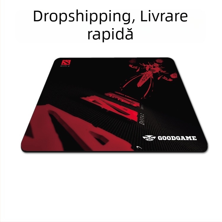 Pad de mouse pentru gaming, margine îngroșată, o singură față, material textil, suport pentru încheietura, potrivit pentru CS:GO, LOL și FPS