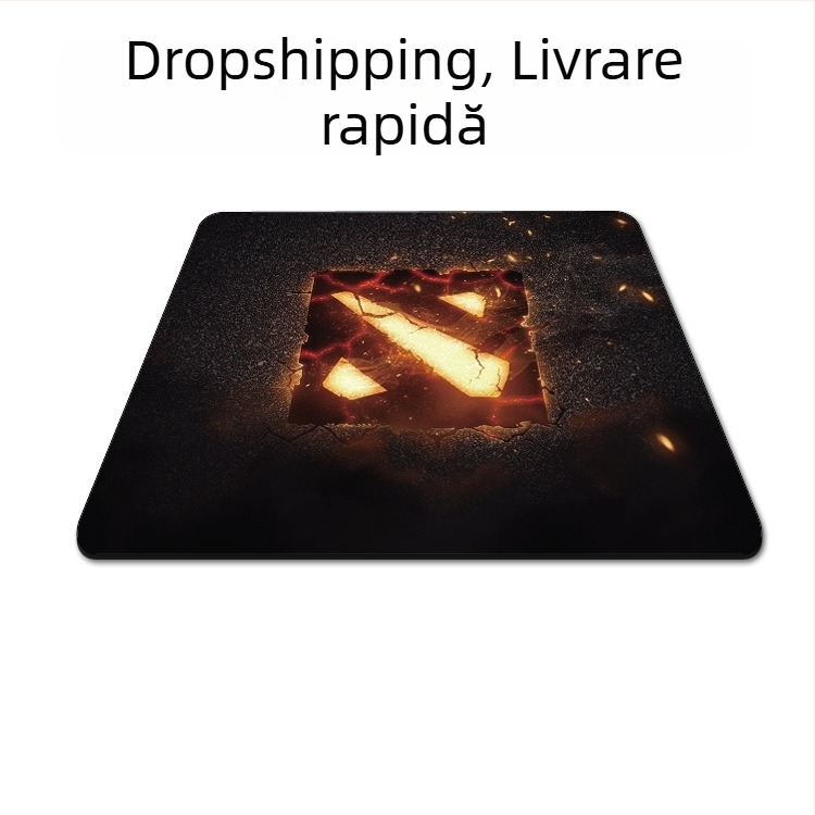 Pad de mouse pentru gaming, margine îngroșată, o singură față, material textil, suport pentru încheietura, potrivit pentru CS:GO, LOL și FPS