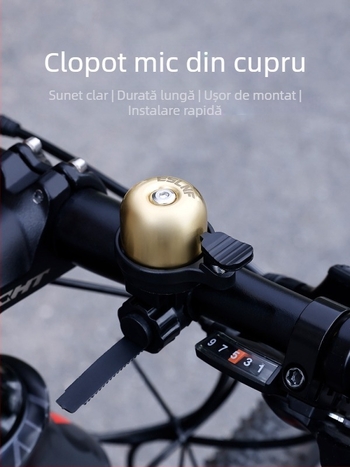 Clopoțel pentru bicicletă de munte, aliaj de aluminiu, ESLNF model 08cl0075, personalizabil, marcă privată autorizată
