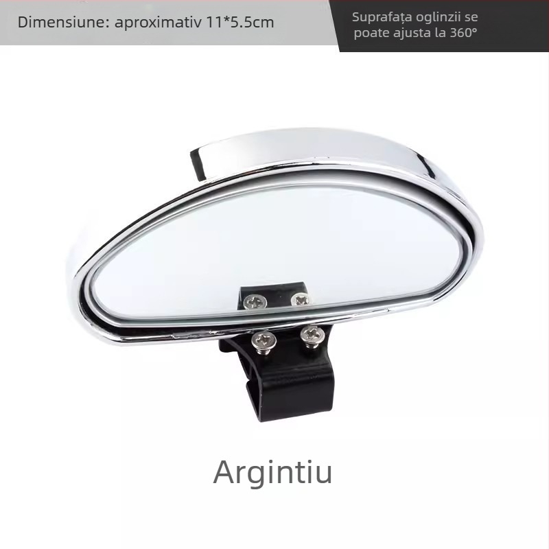 Oglindă retrovizoare pentru mașină cu câmp vizual larg, reglabilă, oglindă pentru unghiuri moarte și asistență la mersul cu spatele