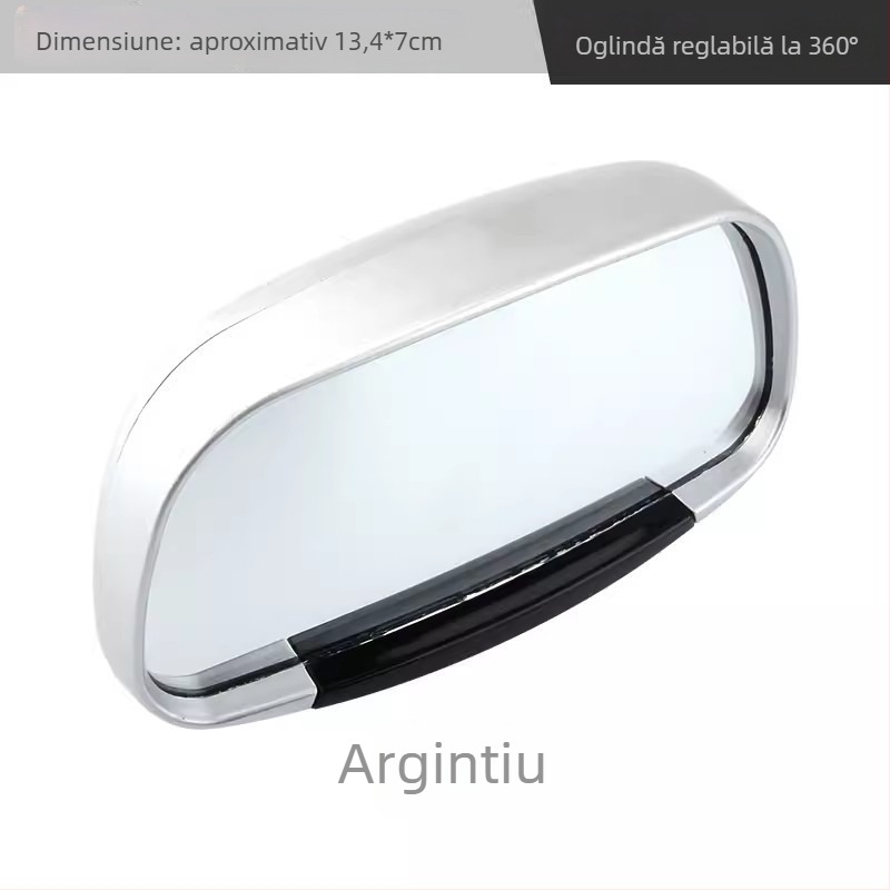 Oglindă retrovizoare pentru mașină cu câmp vizual larg, reglabilă, oglindă pentru unghiuri moarte și asistență la mersul cu spatele