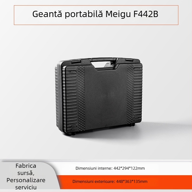 Mego cutie de unelte din plastic întărit, cu turnare prin injecție, rezistență înaltă, sarcină 20–120