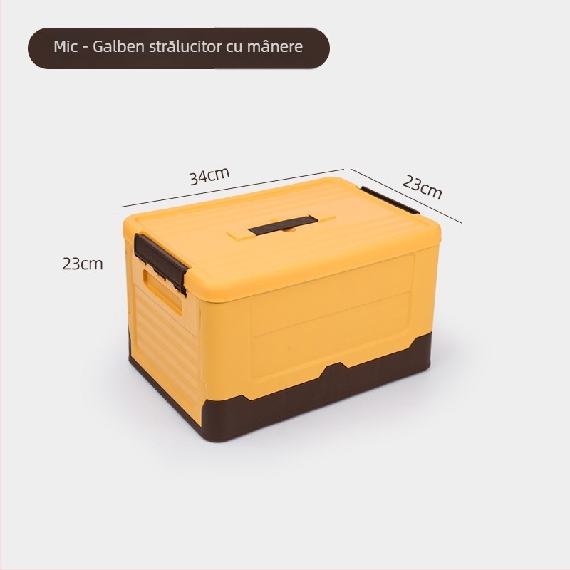 Cutie de depozitare pentru portbagajul auto, pliabilă și portabilă; Material: PP plastic; Capacitate: 20-30 L; Model: CX5151; Multifuncțională, rezistentă la praf