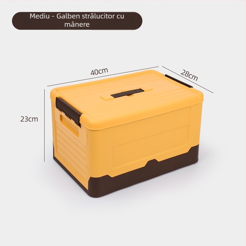 Cutie de depozitare pentru portbagajul auto, pliabilă și portabilă; Material: PP plastic; Capacitate: 20-30 L; Model: CX5151; Multifuncțională, rezistentă la praf