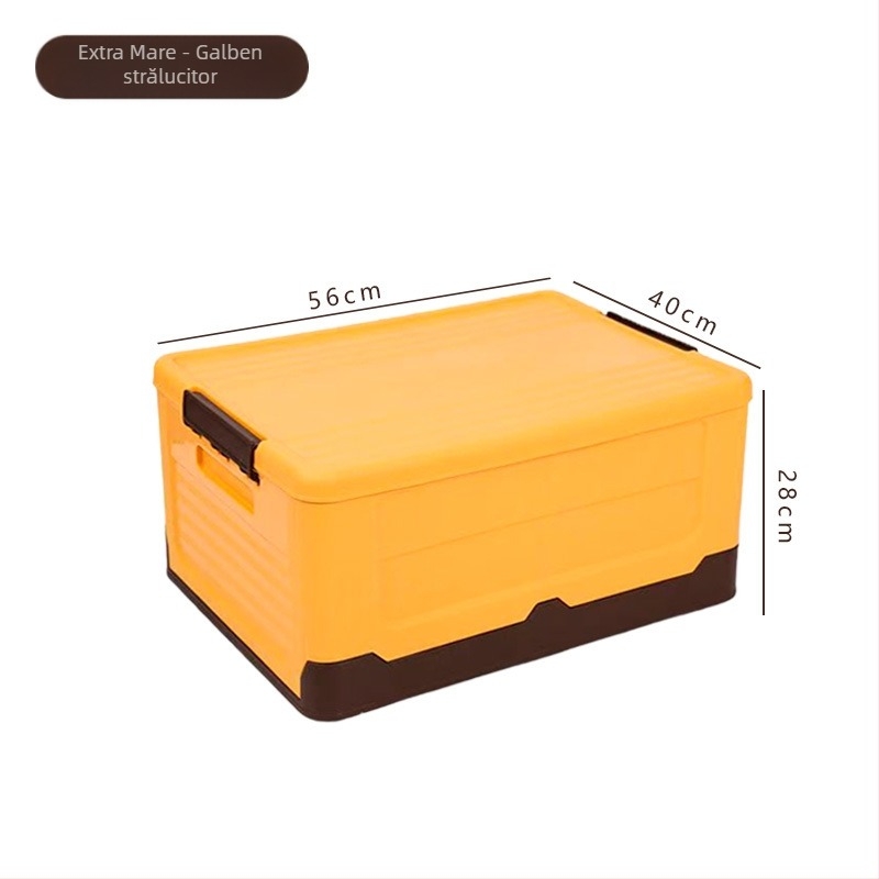 Cutie de depozitare pentru portbagajul auto, pliabilă și portabilă; Material: PP plastic; Capacitate: 20-30 L; Model: CX5151; Multifuncțională, rezistentă la praf