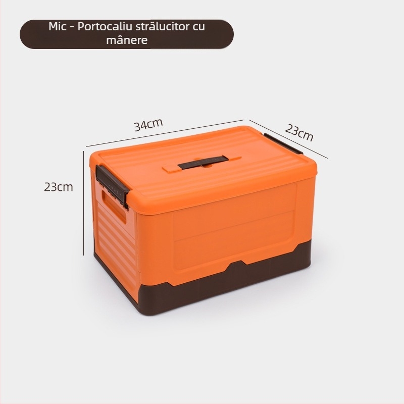 Cutie de depozitare pentru portbagajul auto, pliabilă și portabilă; Material: PP plastic; Capacitate: 20-30 L; Model: CX5151; Multifuncțională, rezistentă la praf
