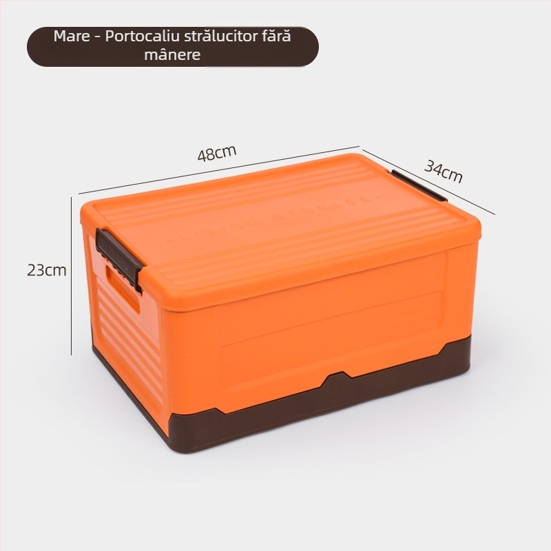 Cutie de depozitare pentru portbagajul auto, pliabilă și portabilă; Material: PP plastic; Capacitate: 20-30 L; Model: CX5151; Multifuncțională, rezistentă la praf