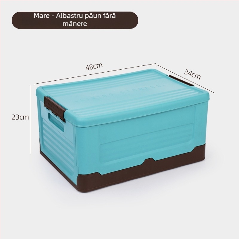 Cutie de depozitare pentru portbagajul auto, pliabilă și portabilă; Material: PP plastic; Capacitate: 20-30 L; Model: CX5151; Multifuncțională, rezistentă la praf