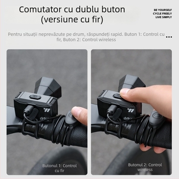 West Rider Claxon Bicicletă Electric, Reîncărcabil, Sunet Puternic, ABS, Bicicletă de Munte, Model Yp 0706070-071