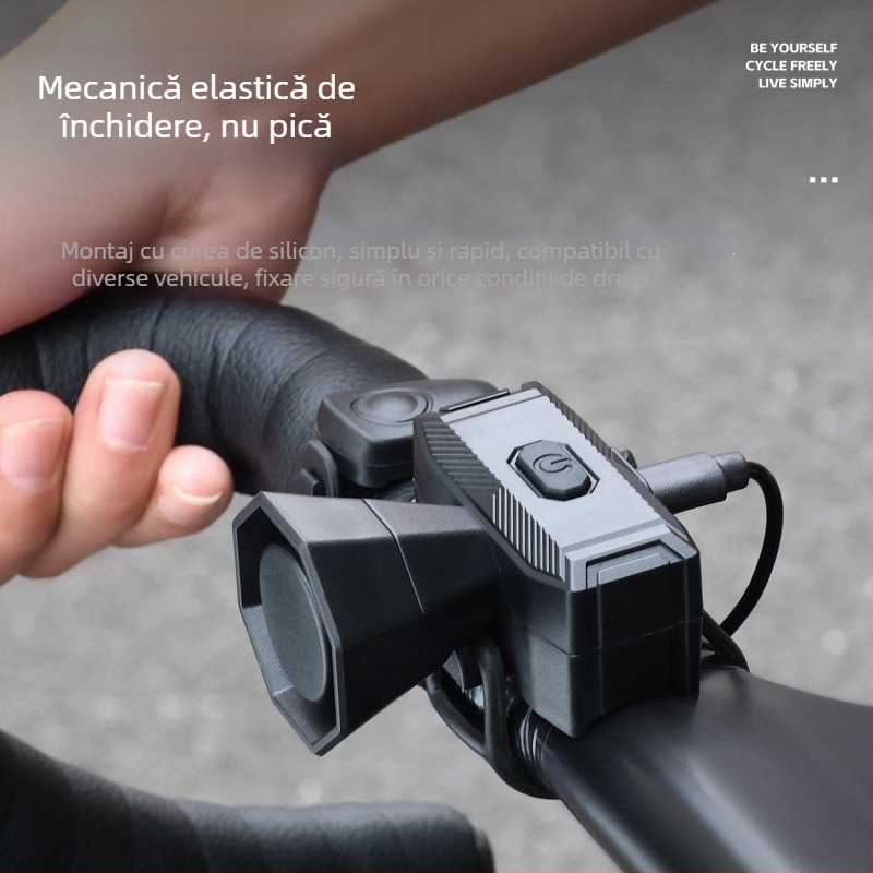 West Rider Claxon Bicicletă Electric, Reîncărcabil, Sunet Puternic, ABS, Bicicletă de Munte, Model Yp 0706070-071