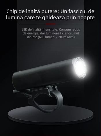 Far pentru bicicletă MTB – iluminare de noapte, durată lungă a bateriei, reîncărcabil, de nivel profesionist, foarte luminos